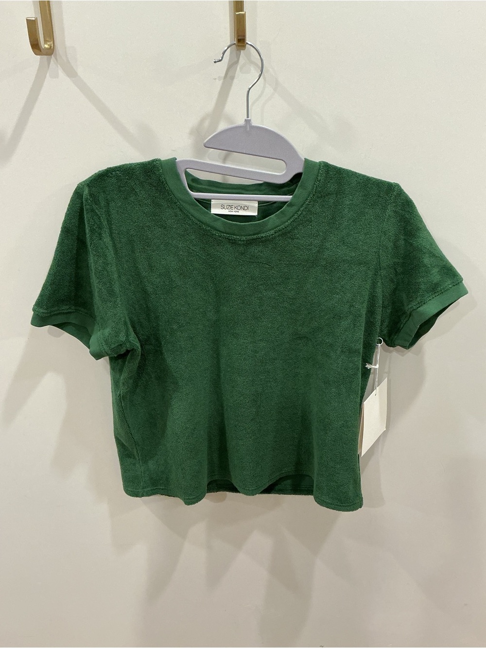 Suzi Kondi Deep Green Short Sleeve Terry Set